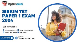 SIKKIM TET PAPER 1 Mock Test Free Syllabus 2024 Book PDF Important Questions [upl. by Alol]