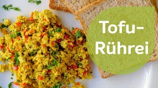 Tofu Rührei  Vegetarisches Rezept [upl. by Kala242]