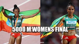 ሴቶች 800 ሜትር ሩጫ ፍፃሜ ውድድር  Paris 2024 Olympics  ፓሪስ ኦሎምፒክ  Womens 800 M Final 5000 ሺ ሜትር ሩጫ [upl. by Anastase438]