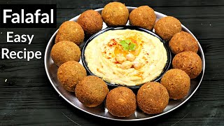 Middle east की फेमस फलाफल कम चीज़ो से झटपट बनाये  Falafel Recipe  Chickpeas Pakoda  KabitasKitchen [upl. by Northington]