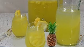 Limonada de Piña  Bebida Super Refrescante  Recetas en Casayfamiliatv [upl. by Conard]