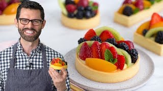 The BEST Fruit Tart Recipe [upl. by Etyam]