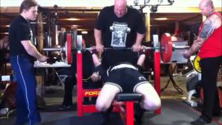 Jade Mendelson 303lb Bench Press American Record [upl. by Naillij661]