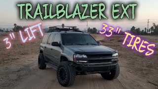 Trailblazer EXT suspension lift and wheels [upl. by Bushey]