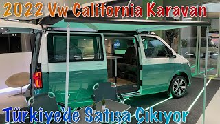 2022 Volkswagen Karavan Türkiyede Satışa Çıkıyor  Vw CaliforniaTransporter  Karavan inceleme [upl. by Ayamat]