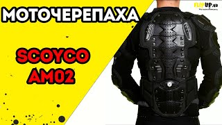 Обзор защитной черепахи Scoyco AM02 от центра мотоэкипировки FLIPUPru [upl. by Oibesue329]