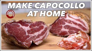 How To Make Capocollo At Home  Glen And Friends Cooking  Capocollo Fatto In Casa [upl. by Akir]