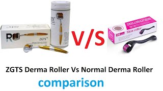 ZGTS Derma Roller Vs Normal Derma Roller  Unboxing and First impression dermatology dermaroller [upl. by Asim]