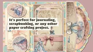 Introducing the New Rococo Regency Junk Journal Folio Kit 🎀 [upl. by Angelia]