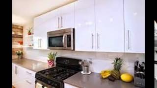 High Gloss White Kitchen Cabinets [upl. by Northey55]