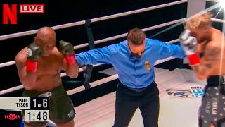 Mike Tyson vs Jake Paul Full Fight Highlights  Netflix Knockout2024 [upl. by Nobile821]