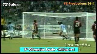 Road to Scudetto  19992000  Tutti i gol della Lazio girone di andata [upl. by Ydollem]