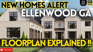 MAJOR UPDATE  New Homes Alert Ellenwood GA  Floor Plan Explained [upl. by Auroora]