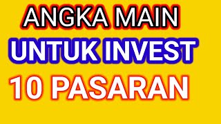 PREDIKSI ANGKA MAIN UNTUK INVEST 10 PASARAN HARI INI 20 DESEMBER 2023 [upl. by Aken]