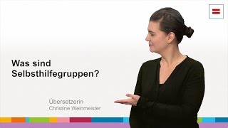 Was sind Selbsthilfegruppen Deutsche Gebärdensprache [upl. by Liag206]