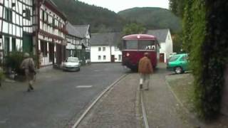 Schienenbusromantik Nebenbahn Kall  Hellenthal 072006 [upl. by Anitsim]