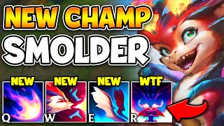 SMOLDER THE COOLEST CHAMPION RIOT HAS EVER RELEASED HES SO BROKEN [upl. by Sordnaxela623]