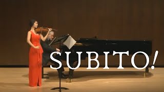 Subito  Lutoslawski  LIVE PERFORMANCE [upl. by Annai]