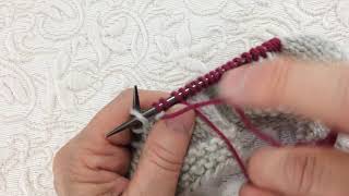 Twined Knitting The Purl Stitch [upl. by Muraida]