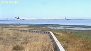 Asiana Airlines Crash Caught on Airport Camera [upl. by Tyrone]