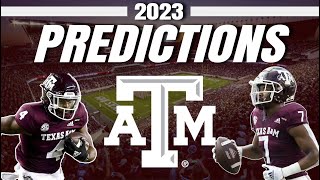 Texas AampM 2023 College Football Predictions  Aggies Full Preview [upl. by Rolyt]