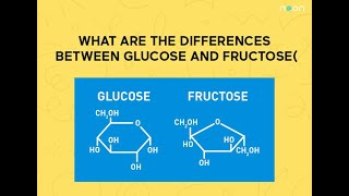 DIFFERENCE BETWEEN GLUCOSE AND FRUCTOSE COMPLETE EXPLANATION jhwconcepts711 [upl. by Sabine626]