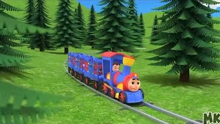 Train Choo Choo Song  Newborn Baby Song amp Muzil Kids [upl. by Ilahsiav]