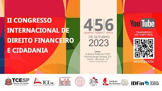 II Congresso Internacional de Direito Financeiro e Cidadania [upl. by Nanaj]