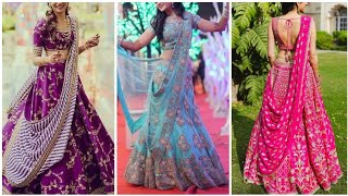 How To Style Lehenga Dupatta In Different WaysStylish Dupatta Draping Styles With Lehenga [upl. by Starbuck]