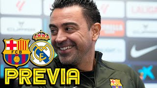 RUEDA PRENSA XAVI FC BARCELONA v REAL MADRID [upl. by Cleavland]