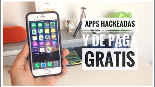 Instala APPS HACKEADAS Y DE PAGO GRATIS iOS 11  2017 [upl. by Ivon]