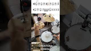 The Heaviest Breakdown Ever  Domination Drum Beat with sheet music [upl. by Ole]