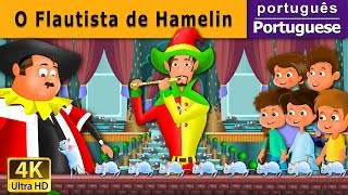 O Flautista de Hamelin  The Pied Piper Of Hamelin in Portuguese  Portuguese Fairy Tales [upl. by Yam897]