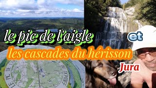 le pic de laigle les 7 cascades du hérisson dans le Jura [upl. by Nyrahs]