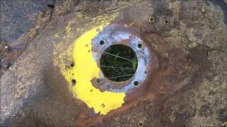 John Deere LA 105 Mowing Deck Repair amp Maintenance [upl. by Adyol257]