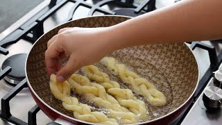 Una de las formas más deliciosas y divertidas de preparar papas fritas 🍟😋🤤 [upl. by Nirek]