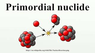 Primordial nuclide [upl. by Kimball]