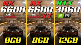 RX 6600 vs RX 6600 XT vs RTX 3060  Test in 1080p [upl. by Essinger955]