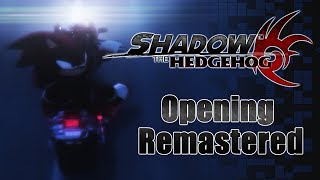 Shadow the Hedgehog  HighRes V1 Opening  UncutNonCropped  43 Remastered [upl. by Dusza]