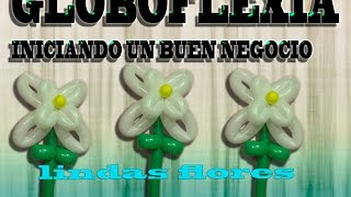 como hacer una flor con globos paso a paso [upl. by Nylyahs659]