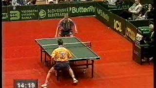 Waldner wins 1996 European Championships [upl. by Namas]