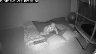 Timelapse of 9 month old baby sleeping [upl. by Gibson]