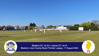 Sleaford CC Sunday 1st XI v Owmby 1st XI LDampL Premier 11th August 2024 Live Stream [upl. by Shirley]