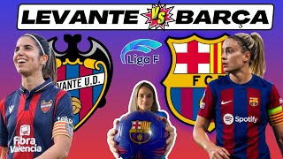 LEVANTE vs BARÇA FEMENÍ 💥 REACCIÓN y COMENTARIOS EN VIVO forçabarça [upl. by Riggins824]