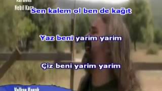 volkan konak yariim yarim karaoke version [upl. by Diet]