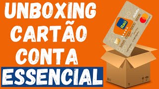 UNBOXING CARTÃO CONTA CORRENTE ITAU ESSENCIAL [upl. by Cerelia]