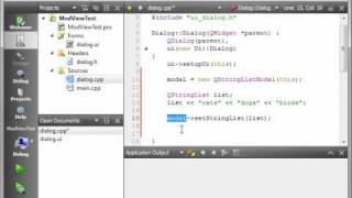 C Qt 47  Intro to model view programming [upl. by Allicerp791]