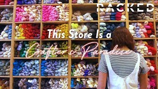 Knitters Will Love this NYC Yarn Store  Just Browsing  Racked [upl. by Lleval]