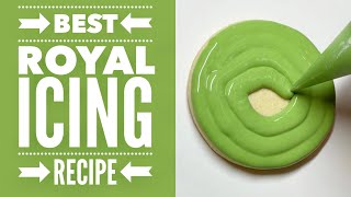 How to make the BEST tasting royal icing with meringue powder stepbystep recipe instructions [upl. by Eadrahc]