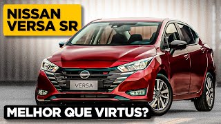 Nissan Versa SR Surpresa do Ano Desempenho Tecnologia e Esportividade Melhor que City e Virtus [upl. by Arrec]